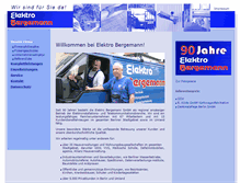 Tablet Screenshot of elektro-bergemann.de